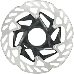 Bremsscheibe K-Force WE Centerlock, FSA, Größe: 140 mm, Farbe: Schwarz/silber, VE: 1 Stk.
