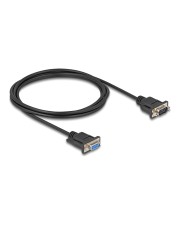 Delock Seriell Kabel RS-232 D-Sub9 Stecker zu Buchse mit schmalem Digital/Daten (87819)