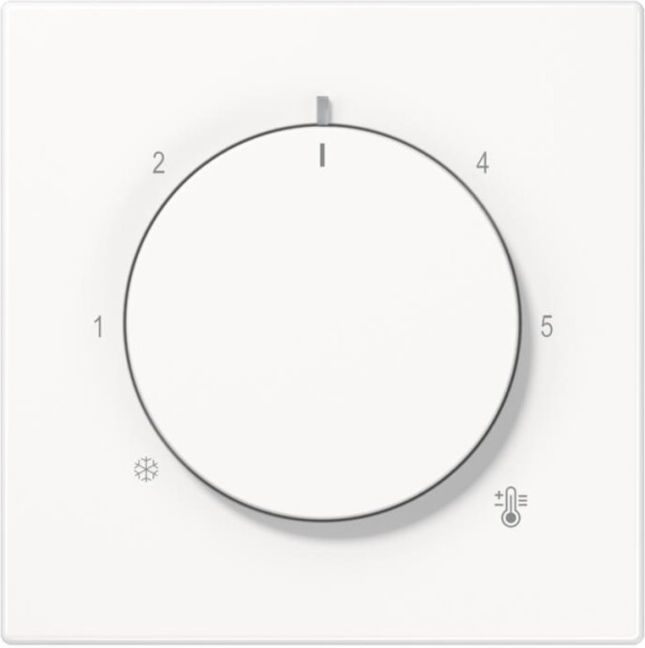 Jung Cache thermostat LS1749BFWW blanc brillant plastique (LS1749BFWW)