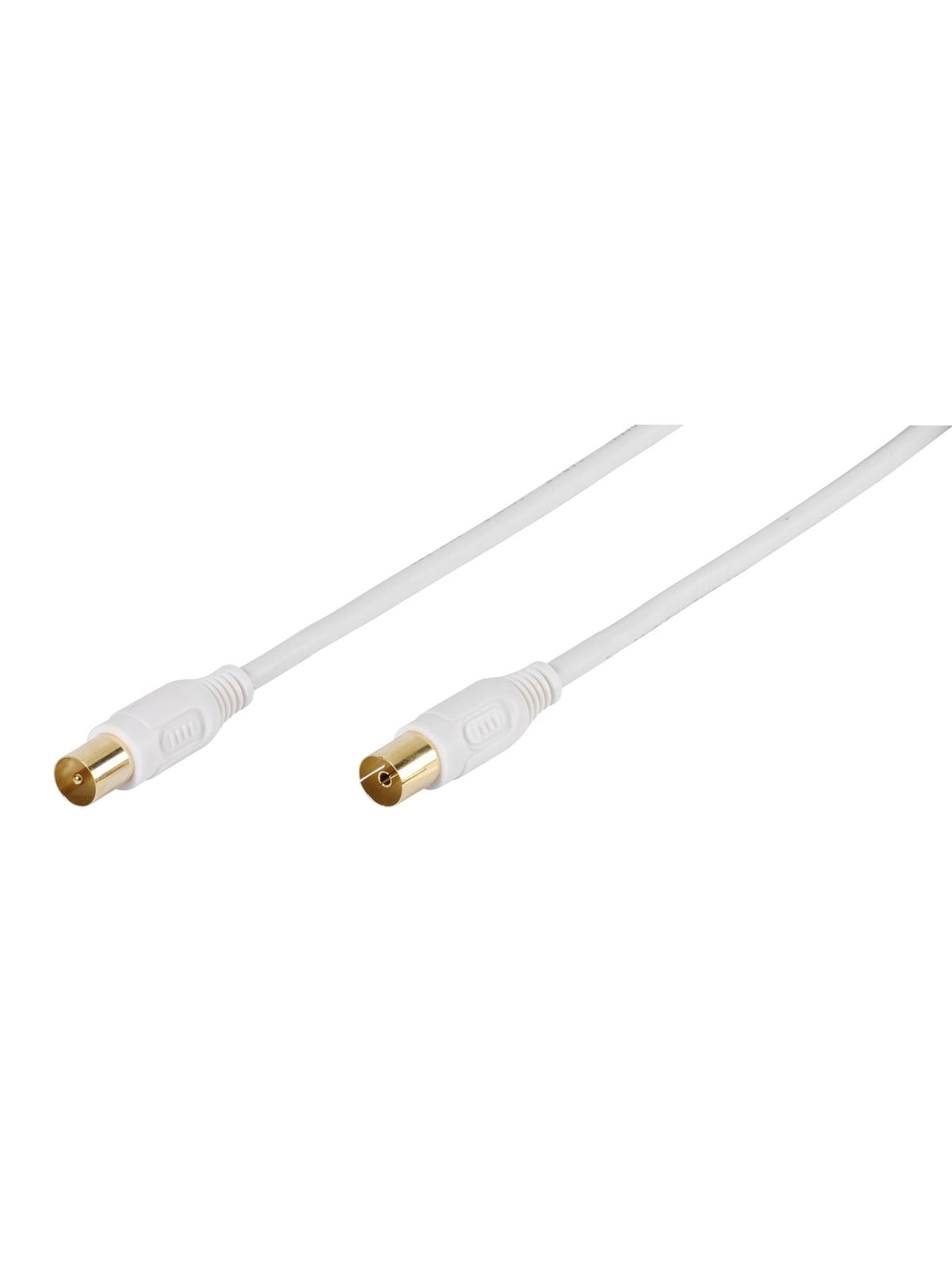Vivanco 90dB Antenna Cable 2x shield 10m White