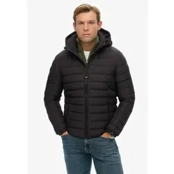 Superdry für Herren. M5012290A Fuji Jacke mit Kapuze schwarz (3XL), Lässig, Polyester