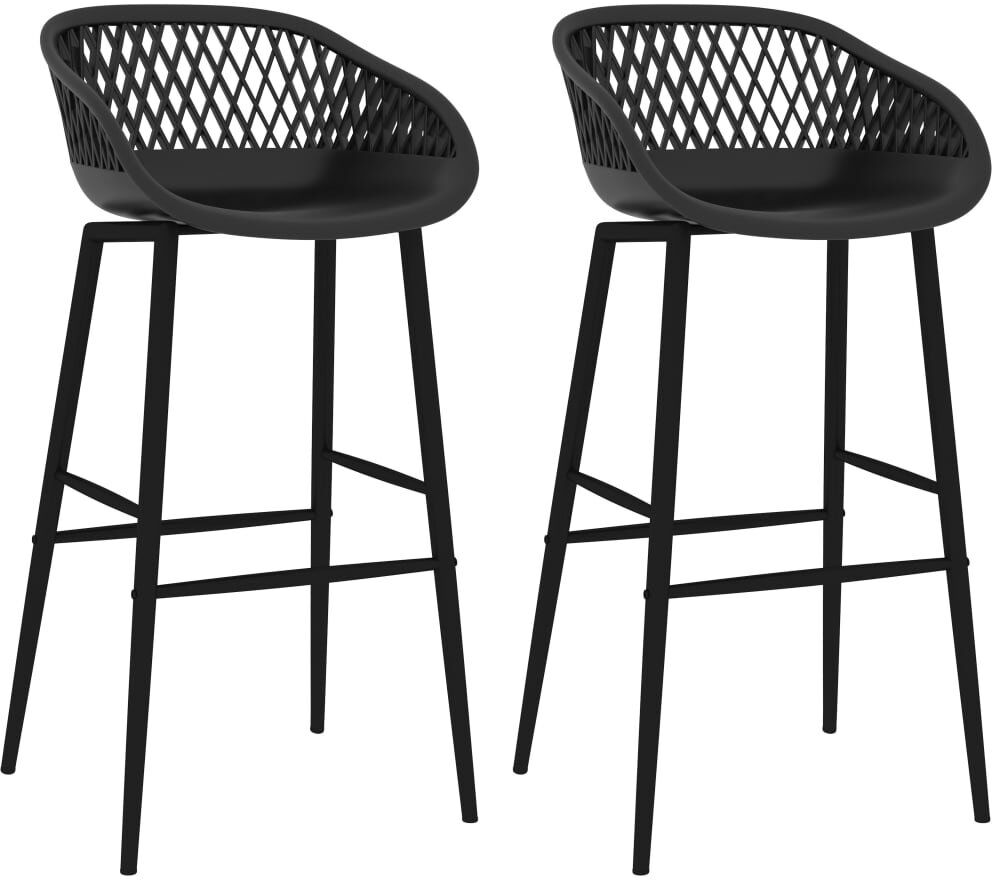 Brayden Studio Searle Bar Stool Black/White 4