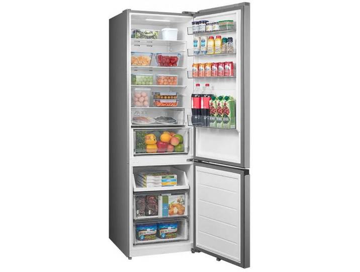 Midea Kühl-/Gefrierkombination MDRB600MIC46, 201.0 cm hoch, 59.5 cm breit, Platinum Fresh