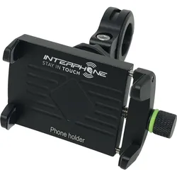Interphone Telefoonhouder Motor/Fiets Stuur, Smartphone Halterung, Schwarz