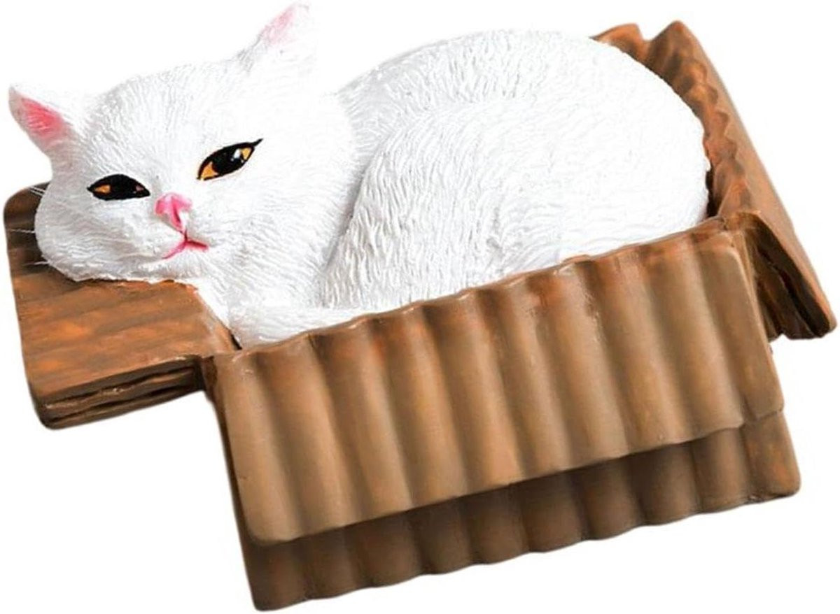 Gedetailleerd Katten Beeldje voor Decoratie - Hoogte: 75 cm