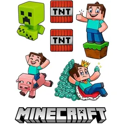 Essbares Papier „Minecraft“ zum Ausschneiden, A4