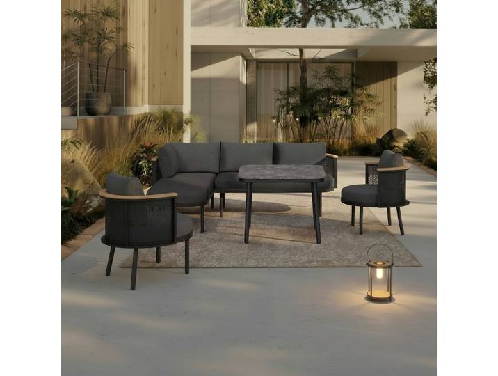 Dining-Loungeset 5-teilig