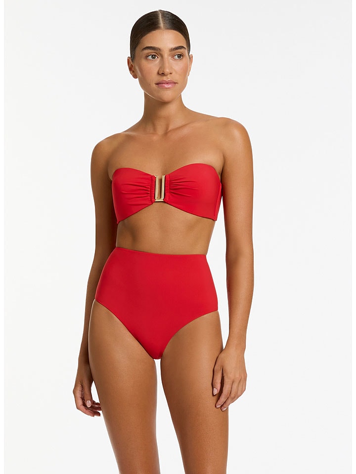 Jets Bikini-Oberteil in Rot - M