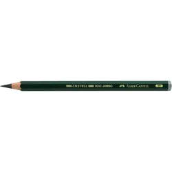 6x Faber-Castell, Bleistift, Bleistift 9000 Jumbo 4B (4B, 1x)