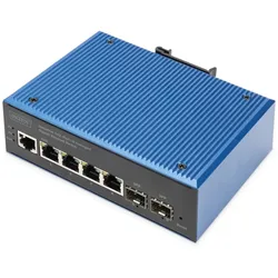 Digitus Industrieller 4+2 -Port L2 managed Gigabit Ethernet Switch