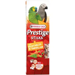 Versele-Laga Prestige Sticks Papageien mit Gemüse & Löwenzahn 1x2 Stück