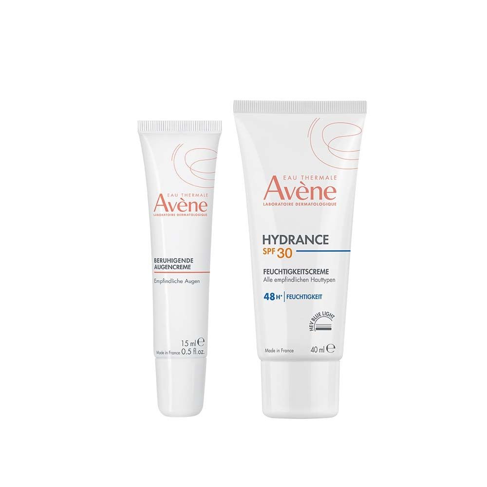 Avène Beruhigende Augencreme + Hydrance Feuchtigkeitscreme SPF 30 Set 1 St Hautcreme
