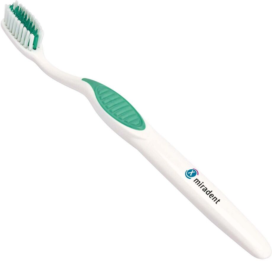 Miradent Carebrush ortho Zahnbürste weiss/grün