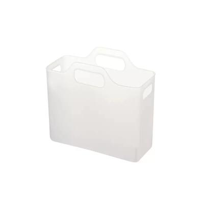 Multifunctional Cleaning Supplies Storage Basket clear