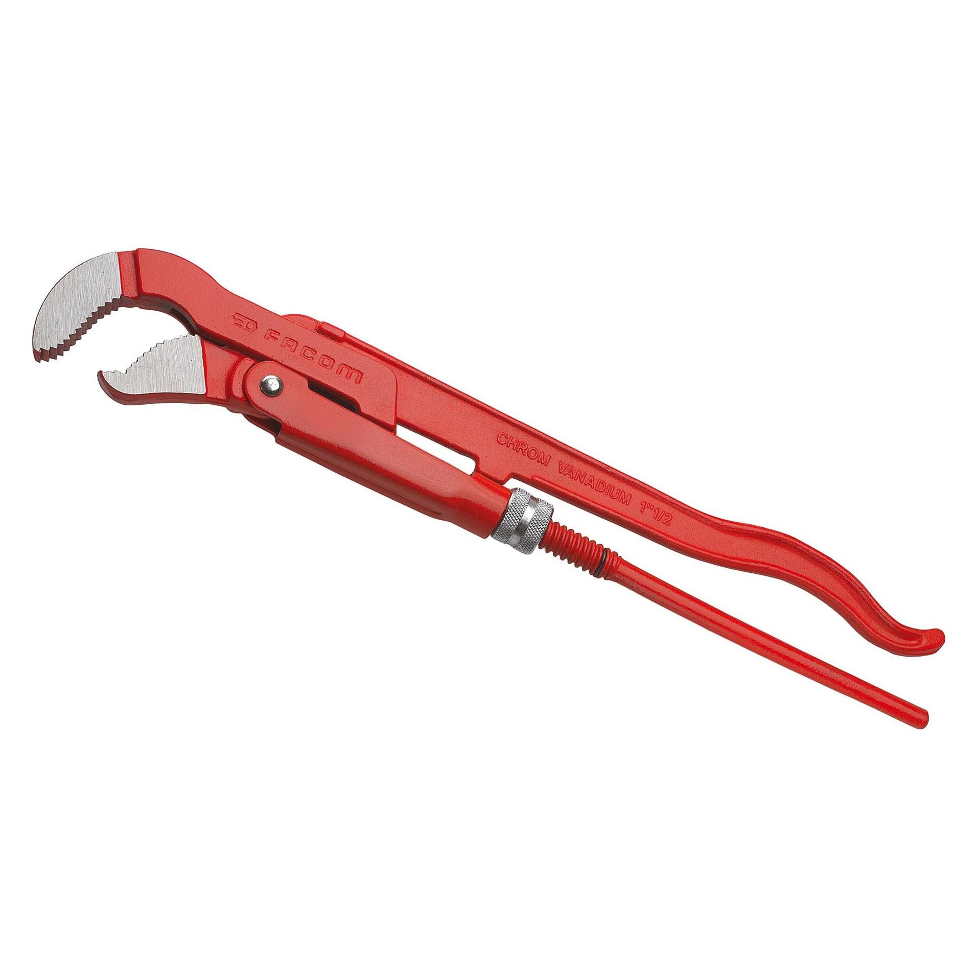 Facom Eckrohrzange mit S-Zahnung, schwedisches Modell | Spannweite max. 60 mm (600 mm) (121A.2')