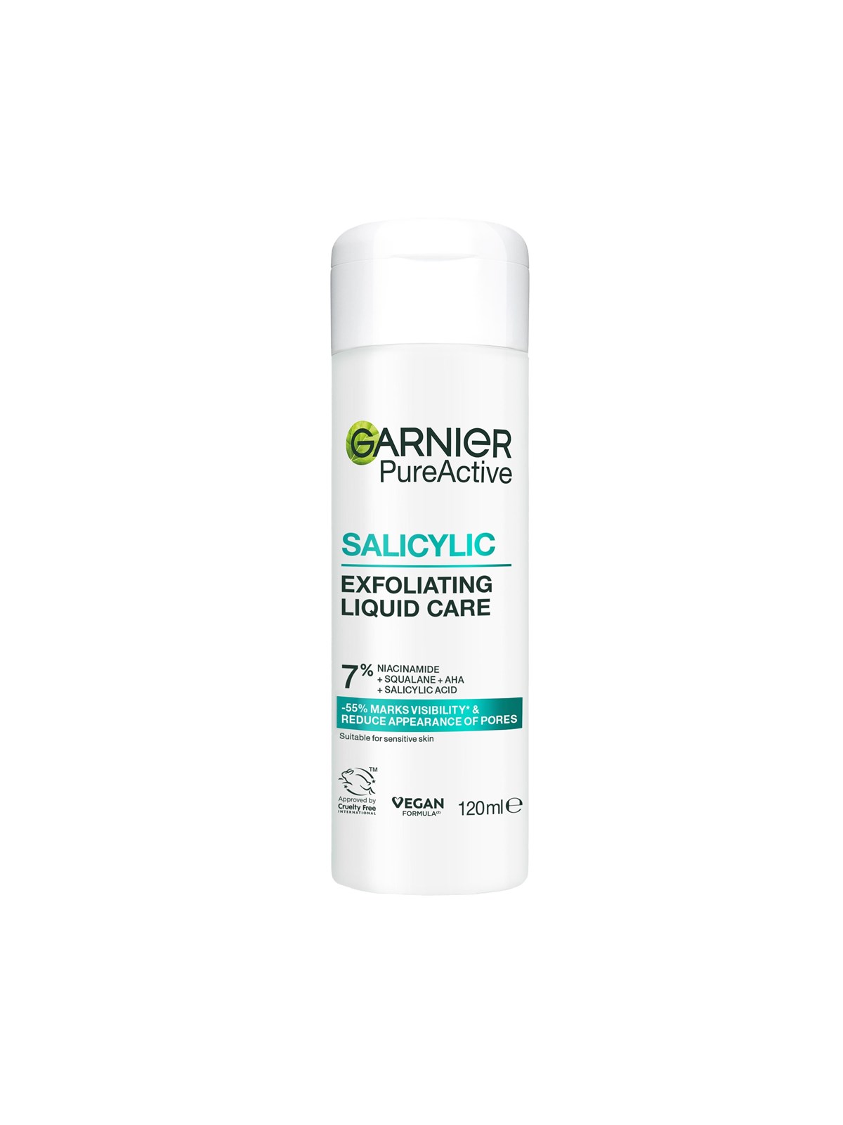 Garnier PureActive Salicylic Exfoliating Liquid Care - 120 ml