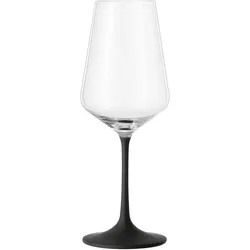 6x Bohemia Cristal Selection Weissweinkelch Nero, Weingläser, Transparent