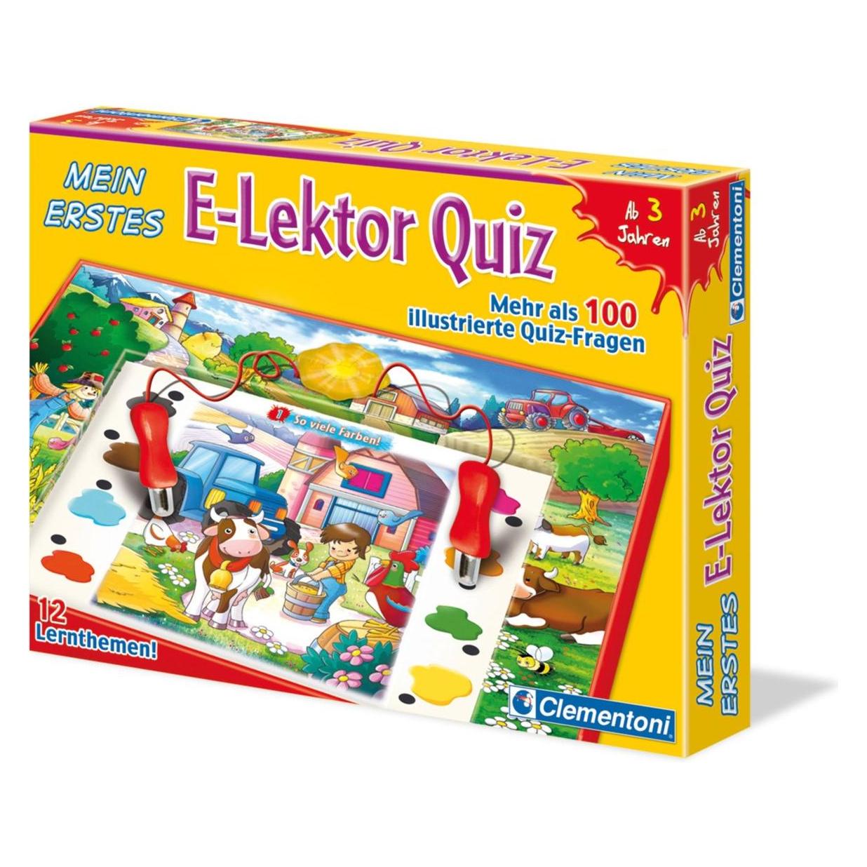 Clementoni E-Lektor Mein erstes Quiz (Deutsch) (69810)