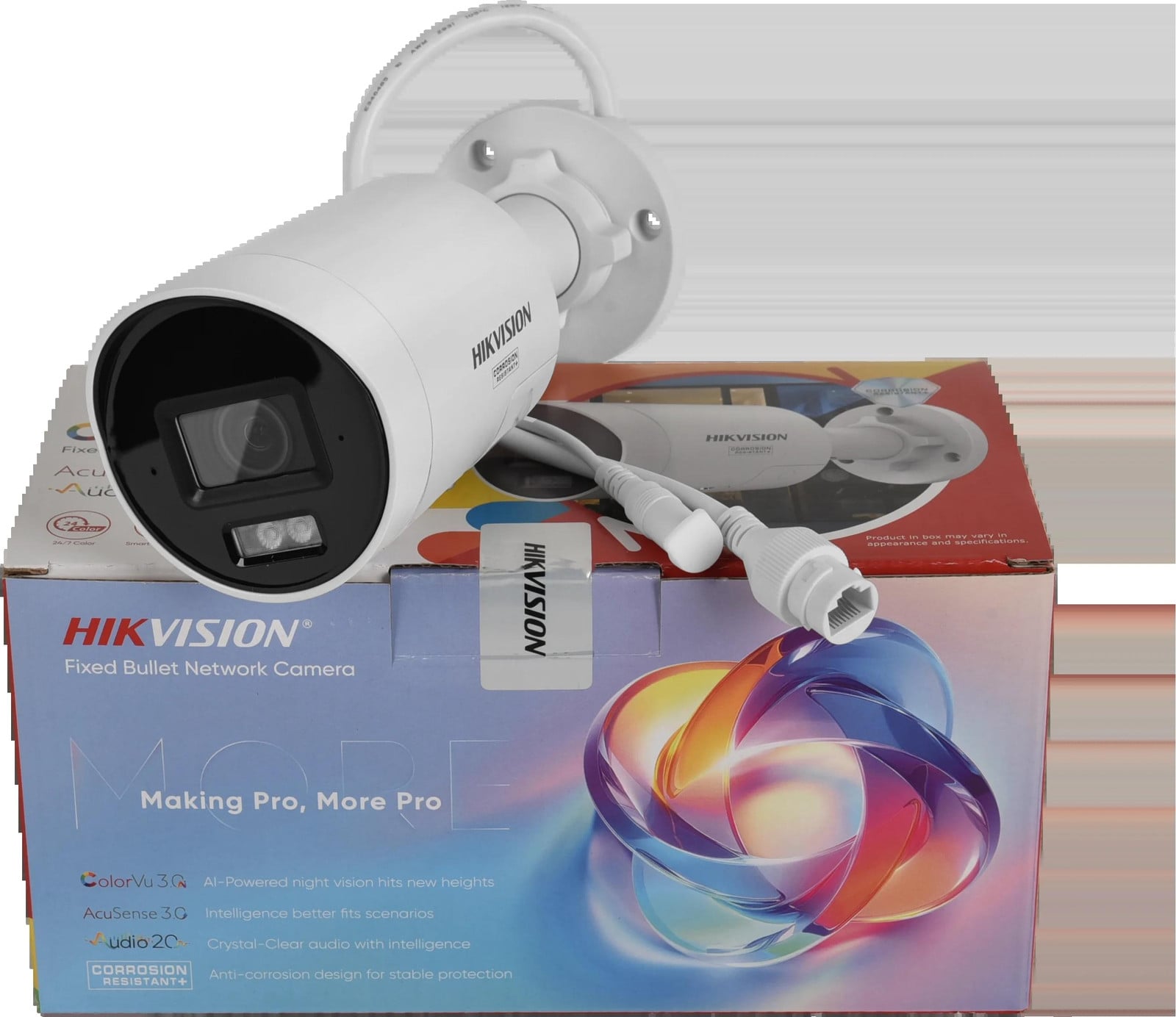 Hikvision IP-camera DS-2CD2087G3-LI2UY met 8MP en intelligente hybride verlichting, 2,8mm