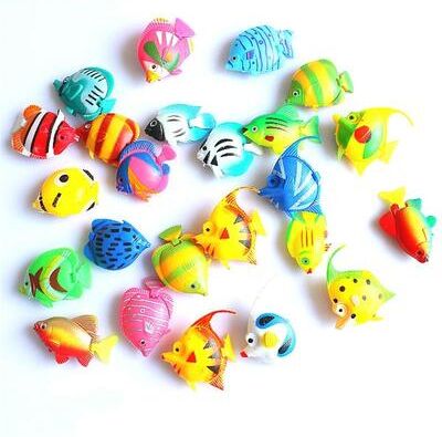 Inspired Deals 10 PCS Artificial Aquarium Fish Floating Tropical Fish Tank Decorations For Aquarium And Water Play Fish Tank Simulation Fake Fish