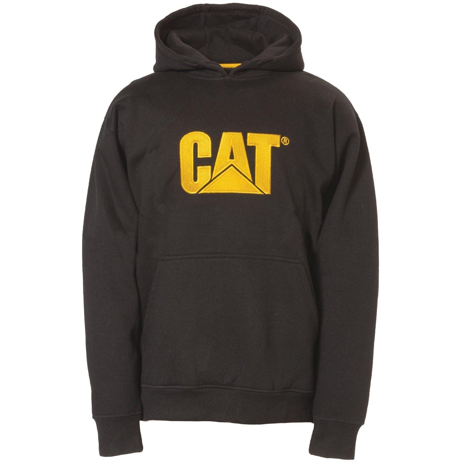 Caterpillar Marken Baumwolle Herren schwarzer Kapuzenpullover