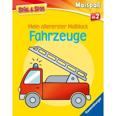 Spiel & Spaß - Mein allererster Malblock: Fahrzeuge, Taschenbuch von , Ravensburger Verlag GmbH, 978-3-473-48847-6