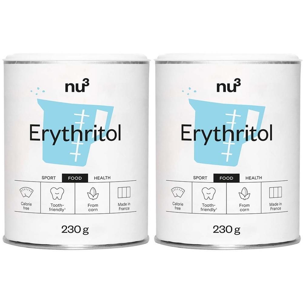 nu3 Erythrit 230g Doppelpack 2x230 g Pulver