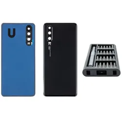 Huawei P30 Backcover schwarz - Premium-Set