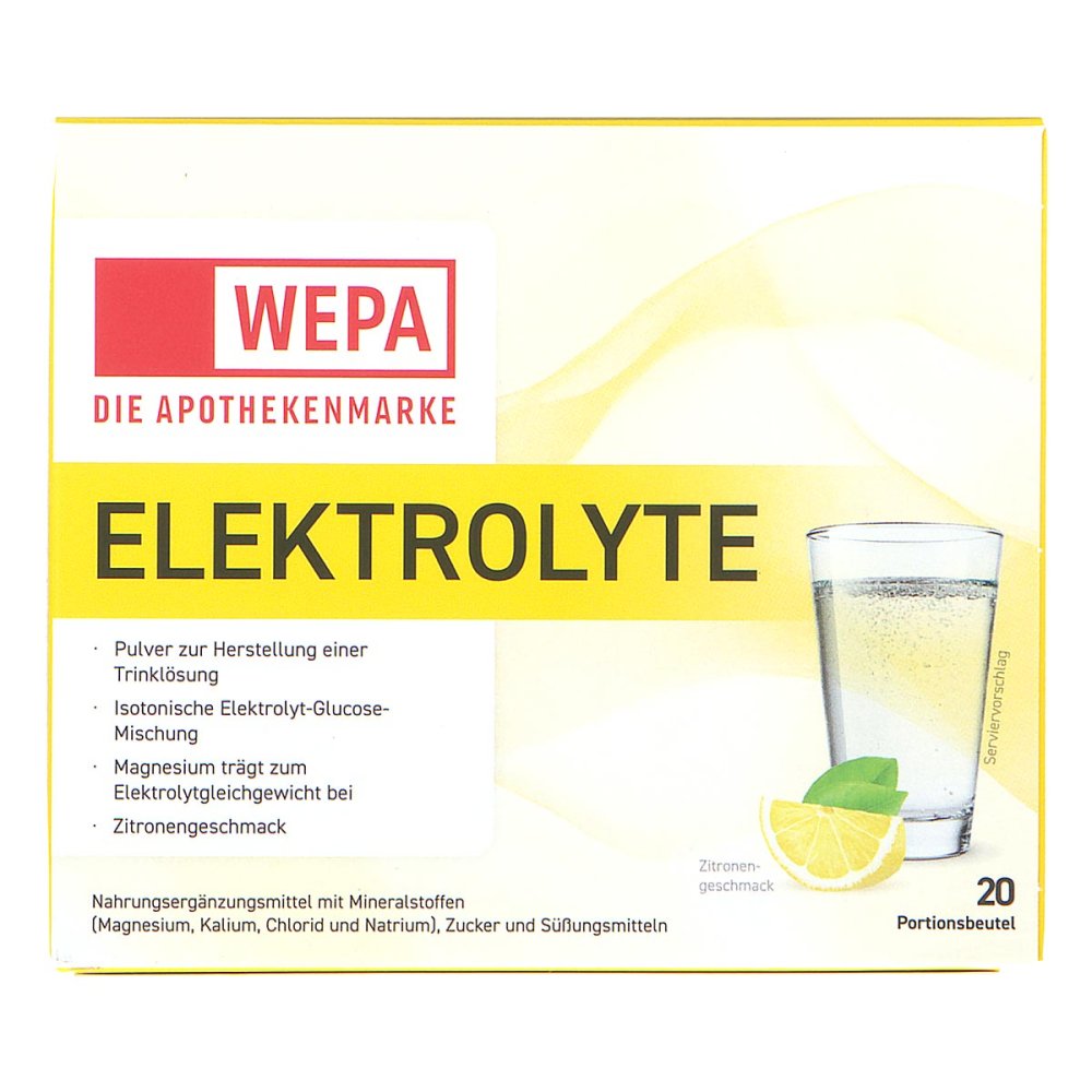 WEPA Apothekenbedarf GmbH & Co KG Wepa Elektrolyte Pulver Zitrone 19787310