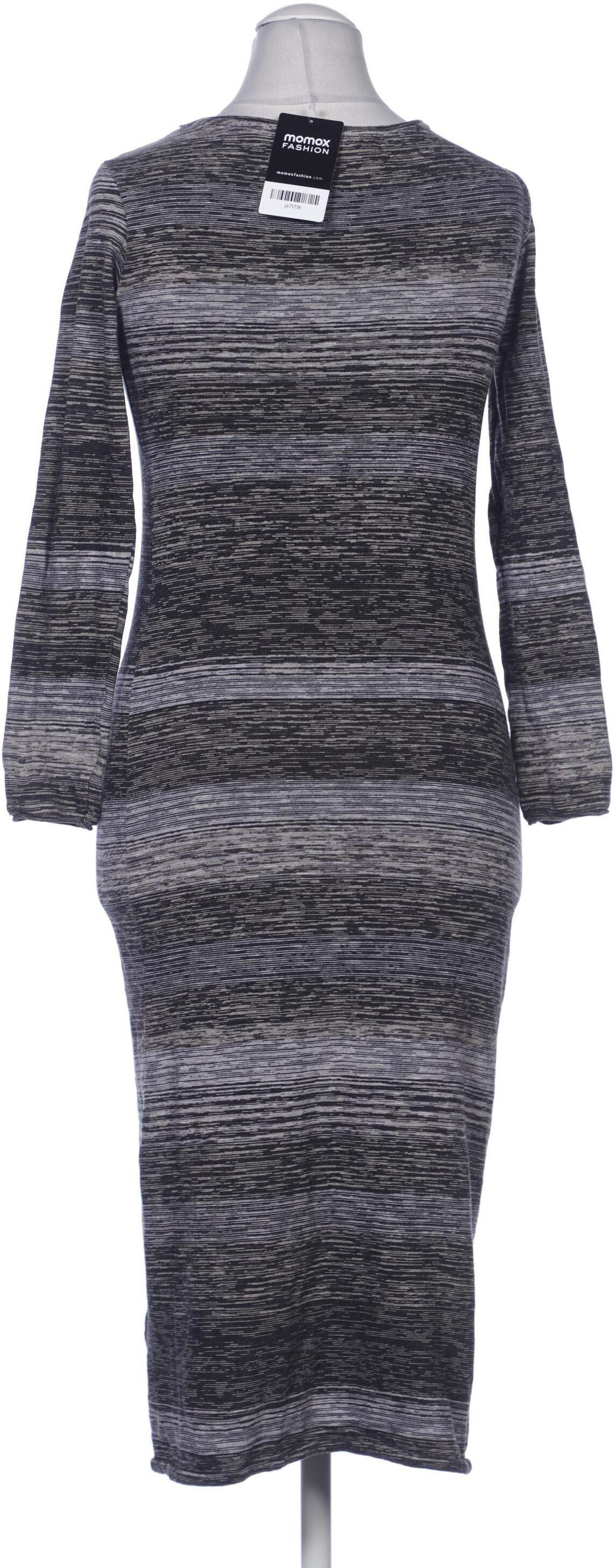 Massimo Dutti Damen Kleid, Grau, Gr. M, Baumwolle - Second Hand