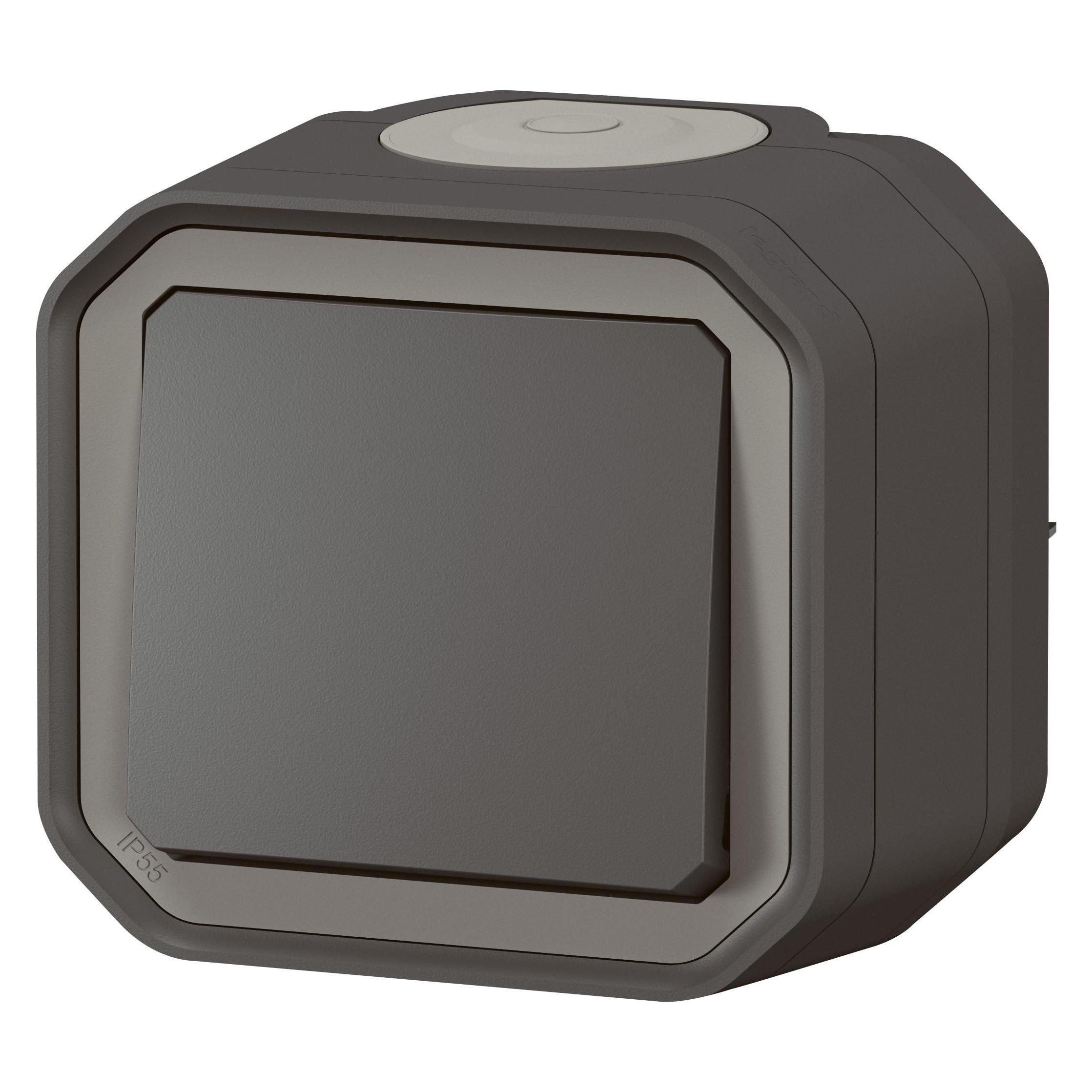 Legrand Plexo New Feuchtraum-Aufputz-Taster mit Schliesser-Kontakt (069790L)