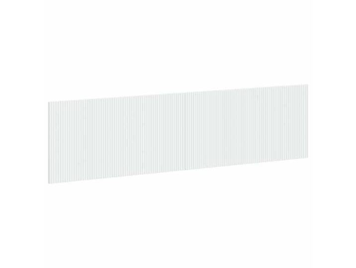 NOUVEAU Meuble de chambre&lit - Tête de lit murale ARNHEM - blanc - Bois d'ingénierie - 200x3x50cm 12054