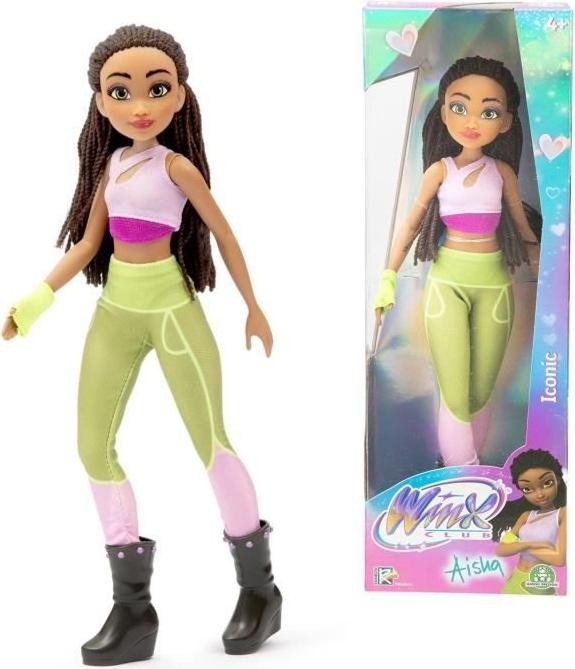 Winx Iconic Aisha pop, 26 cm, met beweegbare gewrichten