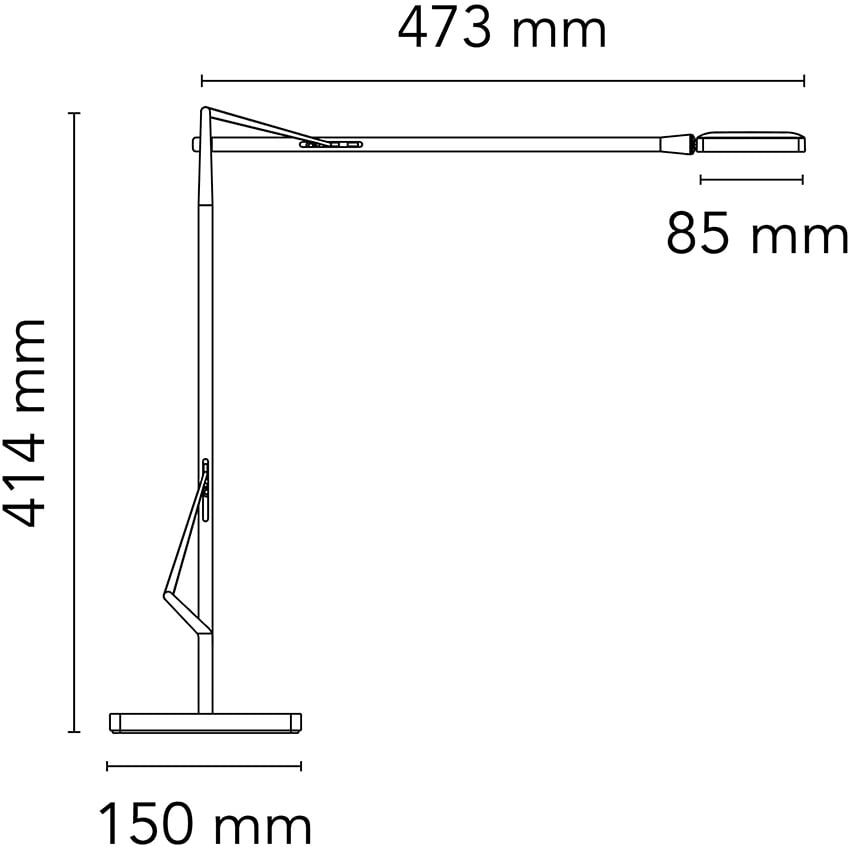 Flos Kelvin Edge Basis Tischleuchte (weiß) weiß