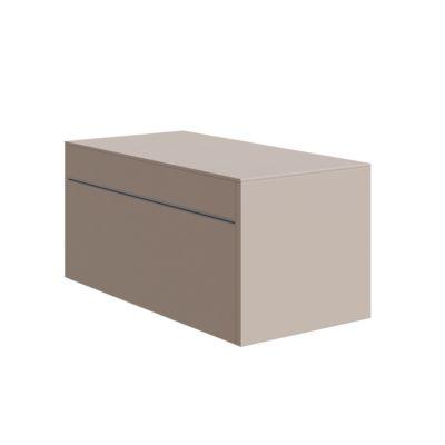 Aufsatzregal SOLUS PLAY, f. Container m. Auszug SOLUS PLAY, Höhe 368 mm, Stone grey