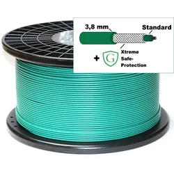 Yardforce ® kompatibles Sicherheits Kabel + XTREME SAFE-PROTECTION Ummantelung - Mähroboter Begrenzung Schutz Draht - Kabelrolle - Ø3,8mm, Länge: 250m