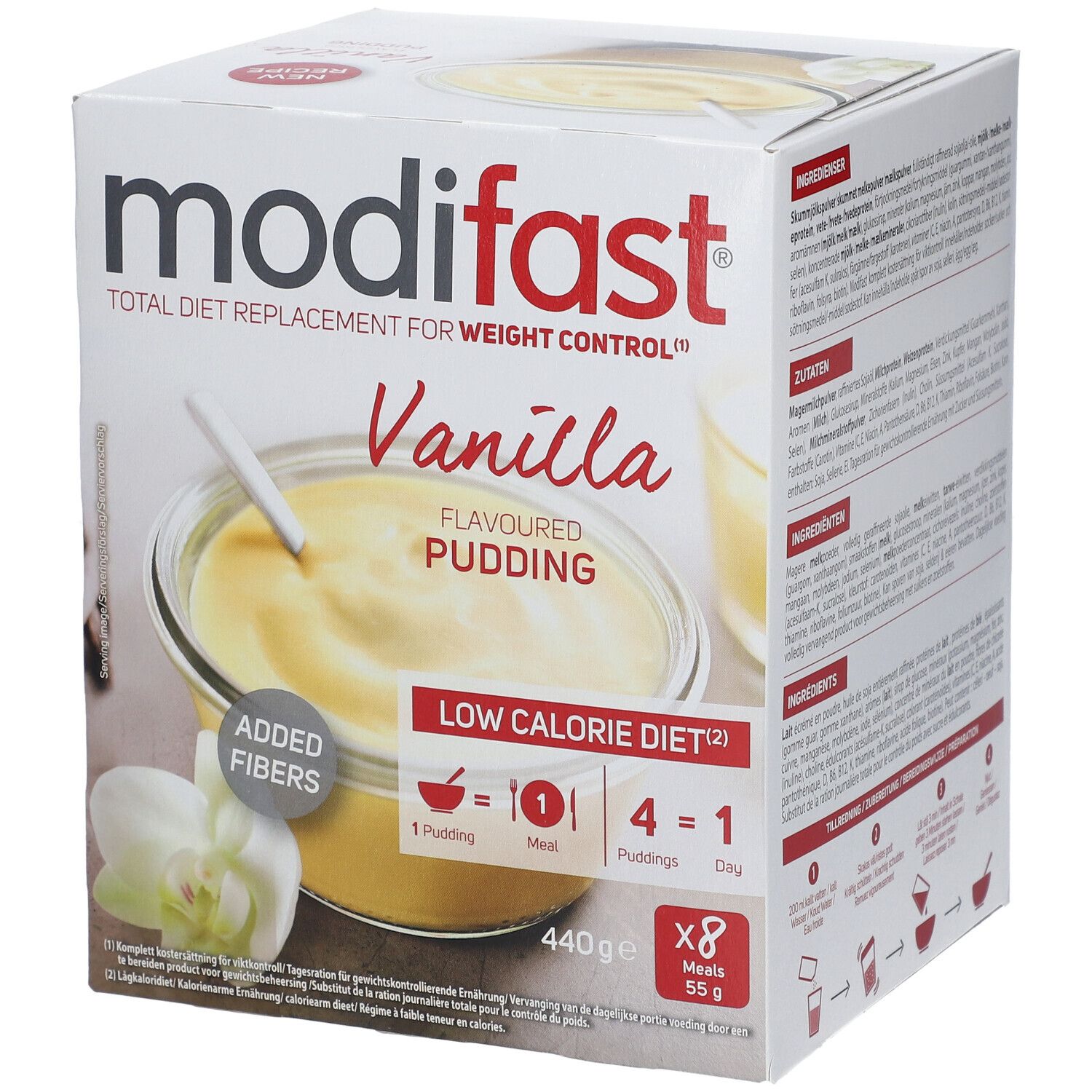Modifast Pudding Vanille 8 St Beutel