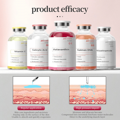 Inspire Essentials Salmon Stem Cell Ampoule Spray Anti Aging Hydration Serum For Skin Renewal 5 Bottles 50 Ml compound Peptide