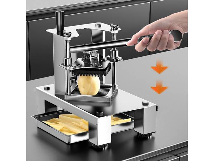 Machine à découper et à déchiqueter les pommes de terre, manuel, français, concombre, radis, laitue, outils de cuisine