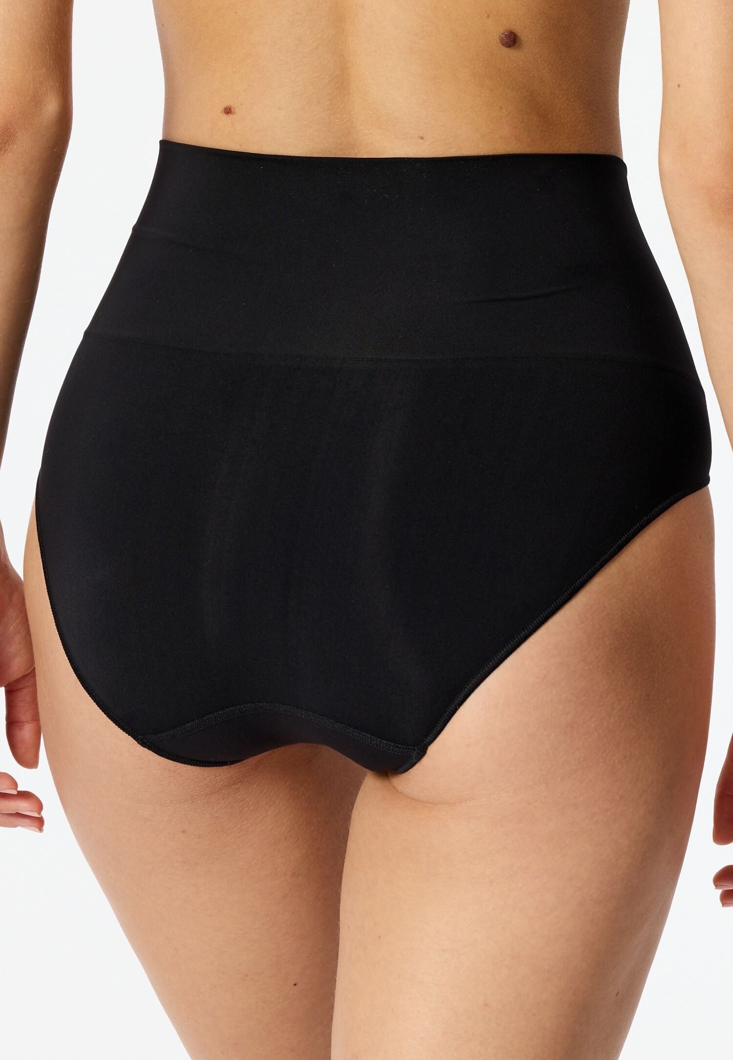 Rioslip SCHIESSER "Seamless Contouring", Damen, Gr. L, Single Jersey, schwarz (000, schwarz), Single Jersey, Obermaterial: 85% Polyamid, 15% Elasthan, Unterhosen Rioslip 000, schwarz L, Single Jersey