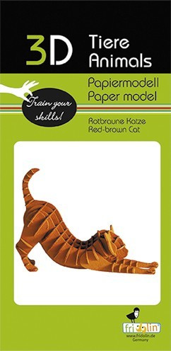 Fridolin 3D-kartonmodel Kat