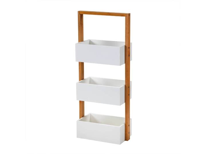 Etagère bambou 3 bacs de rangement - Blancheporte