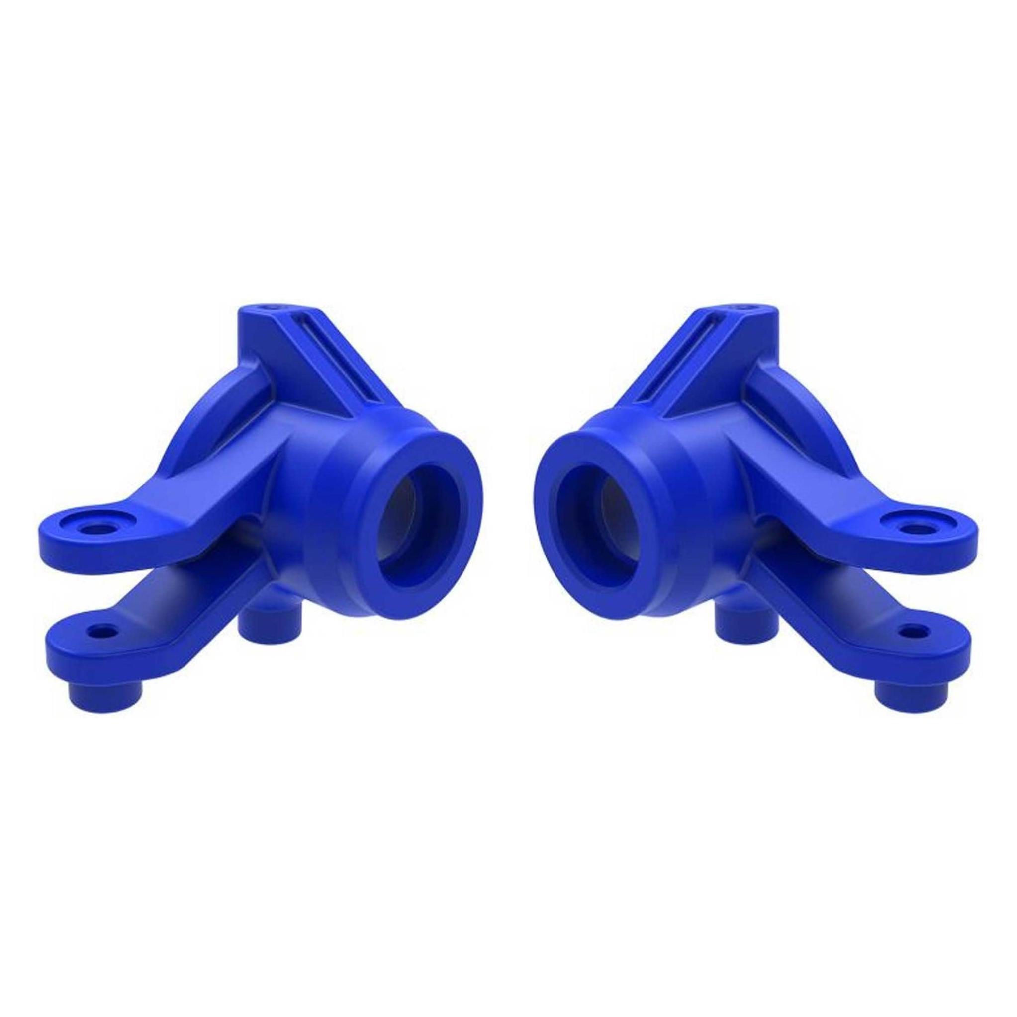 Traxxas Steering blocks, left & right (blue) (TRX10736-BLUE)