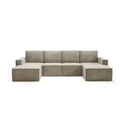 Wohnlandschaft  Orto ¦ braun ¦ Maße (cm): B: 320 H: 93