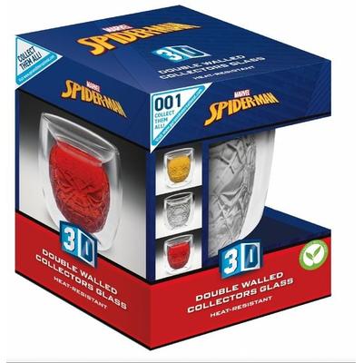 Glas Marvel Spiderman Head 3D Feature Glass