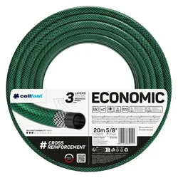 Cellfast, Gartenschlauch, CF10010R PVC garden hose, diameter 5/8 ", length 20 m, roll, economical (20 m, 15.80 mm)