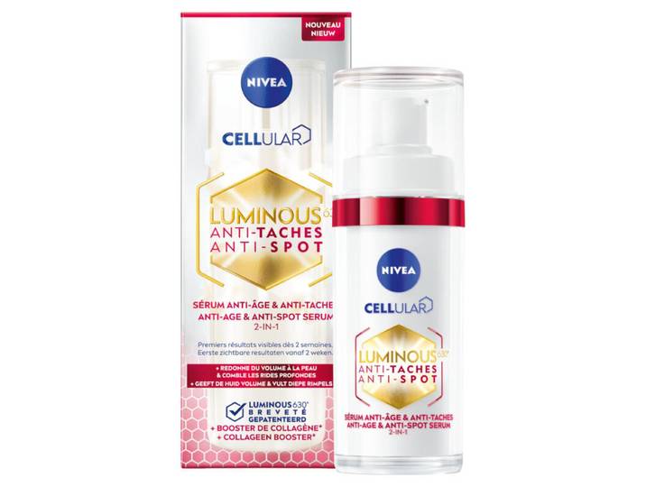 NIVEA Luminous630 Visage Sérum Anti‑Âge &amp; Anti‑Taches 30 ml