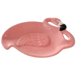 Servierplatte FLAMINGO (BHT 23x3x28 cm) - rosa - BHT 23x3x28 cm