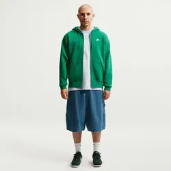 NIKE Club Fleece-Kapuzenjacke Herren 365 - malachite/malachite/white XL