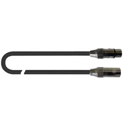 Quik Lok ITST/MF-5 Kabel: Cannon-XLR-Stecker / Cannon-XLR-Buchse, 5 m (5 m, XLR Kabel), Audiokabel